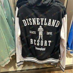 Disneyland Star Wars Galactic Empire Stormtrooper Varsity Zip Jacket Hoodie